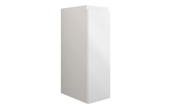 Clarence 200mm Standard Toilet Roll Unit - White Gloss (Grey Cab)